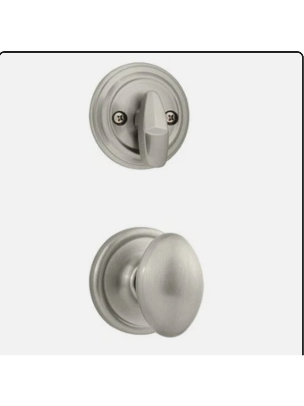Kwikset 966L 15 VI UNIV Signature Series Laurel Satin Nickel Interior Pack